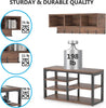 Tribesigns Coat Rack Shoe Bench Set, Industrial Shoe Rack Bench with Coat Rack