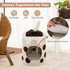 Bubble Tea Cat Tree Tower Cat Condo w/ Scratching Post Kitten Activity Center