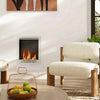 Stainless Steel Bioethanol Fire Fireplace Insert Ethanol Heater Bedroom Office