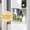 Waterproof Bathroom Storage Cabinet Free Standing Cabinet Organizer Unit White