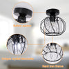 Modern Crystal Ceiling Light Fixture Mini Semi Flush Mount Chandelier Hallway UK