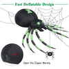 Indoor Holiday Decoration 6FT Halloween Inflatable Spider w/ LED Lights