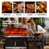 BBQ Smoker Charcoal Barbecue Grill Portable Outdoor Garden w/ Wheel & Cover