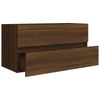 ARKEM Sink Cabinet Brown Oak 90x38.5x45 Engineered Wood,Vanity Unit with B3O0