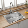Undermount/Inset Kitchen Sink w/ Drainer Fittings Single/Double Bowl Campervan