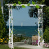 Super Strong Metal Garden Arches Climbing Plants Arbors White Wedding Arch Decor