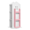 Rotating Bookshelf Kids Bookcase Toys Storage Floor Standing Castle Display Rack
