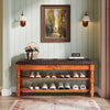 39" Solid Wood Entryway Bench with Lift Top, Narrow Hallway Foyer Seating Bench