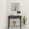 Modern Foldable Folding Laptop Computer Desk Home Study Office Table Wood Metal