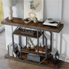 Industrial Wooden Retro Narrow Slim Console Table Side Table Hallway Furniture
