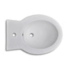 Stand Toilet & Bidet Set White Ceramic M4Y3