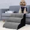 3 Floors Pet Stairs Ramp High Density Foam Cat Dog Stairs Dog Steps for Bed/Sofa