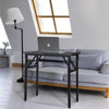Modern Foldable Folding Laptop Computer Desk Home Study Office Table Wood Metal
