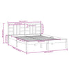 Bed Frame Solid Wood 160x200 cm vidaXL