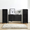 Metal Storage Cabinet Hallway Cabinet Sideboard with 2 Adjustable Shelf Cupboard