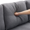 Pull Out Sofa Bed L Shape Corner Sofa with Reversible Chaise with Storage Grey