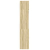 Storage Cabinet Sonoma Oak 70x42.5x225 Engineered Wood V5D7