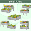 Garden Raised Bed Outdoor Planter Patio Flower Vegetables Pot Plant Container