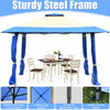 3 x 3m Pop up Outdoor Gazebo Large Patio Party Tent W/ 2-Tier Roof Adjustable