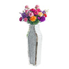 Shiny Tall Floor Vase Sparkly Crushed Diamond Glitter Flower Pot Floor Vase Deco