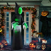 8 Ft Halloween Inflatables Giant Blow up Ghost w/Infinity Mirror Light