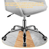 Home Office Velvet Desk Chair,Swivel Makeup Vanity Chair with Armrests for Women