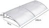 Door Canopy Awning Shelter Front Back Porch Outdoor Shade Patio Roof Rain Cover