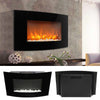 LED Fireplace Media Wall Fire Wall Mounted / Standing Electric Heater 40-100in