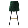 Pair Barstools Soft Upholstered Seat Kitchen Breakfast Counter Bar Stool Chair
