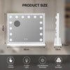 RGB Light Hollywood Makeup Mirror with 14 Dimmable Bulbs 50x40cm Large Bedroom