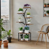 XL Plant Stand with Grow Lights Flower Holder Tree Shaped Bonsai Organizer Rack