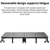 Folding Single Bed Fold Up Portable Guest Sleeper Rollaway Steel Framed Portable