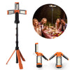 Cordless Emergency Light Rechargeable LED Work Light Tripod Stand Camp Work Site