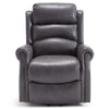 Recliner Armchair Electric Lift & Tilt Assist Chair Faux Leather Grey Mocha