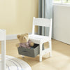 Kids Table and Chairs Set Wooden Preschoolers Children's Table with 2 Chairs Set