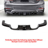 72 LED 12V CAR REAR DIFFUSER SPOILER BRAKE LIGHT BUMPER COVER PILOT LAMP FOR BMW