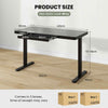 Height Adjustable Desk Electric Stand up Desk w/ Writable Tempered Glass Top