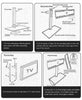 TV Stand Bracket Desk Top Monitor Table Mount VESA Universal For 22-70 Inch UK