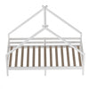 Tipi Kids Bed Frame Wood Teepee Bed House Tent Bed Girls Boys Bedroom Furniture