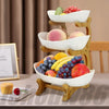 Fruit Basket Bowl 3 Tier Serving Holder Vegetable Snacks Storage Display Stand