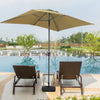 Rectangle Banana Garden Parasol 2x3M Umbrella Sun Shade Outdoor Patio Crank Tilt