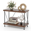 Costway 2-Tier Multipurpose Display Rack Industrial Storage Shelving Unit