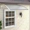 Door Canopy Awning Shelter Outdoor Porch Patio Front Back Window Roof Rain Cover