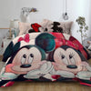 Mickey Minnie Duvet Cover Set Bedding Set Single Double King Size Pillowcase