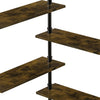 Industrial Pipe Shelf Wine Rack Wall Mounted Wine Shelf Steam Punk Pipe Organize