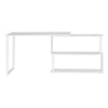 Computer Desk Corner L-shaped Workstation w/ Shelves Laptop Gaming Office Table