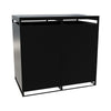 Double Wheelie Garbage Storage Bin Shed Bin Storage Shed Lockable Bin Hideaway