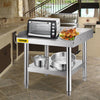 Stainless Steel Table for Prep & Work 24" x 24" Kitchen Equipment Stand