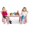 Kids Play Table and Chair Set Children Multi Activity Desk Chair Furniture Pink