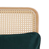 Fabric Lounge Chair Living Room Single Sofa Velvet Padded Dining Accent Armchair